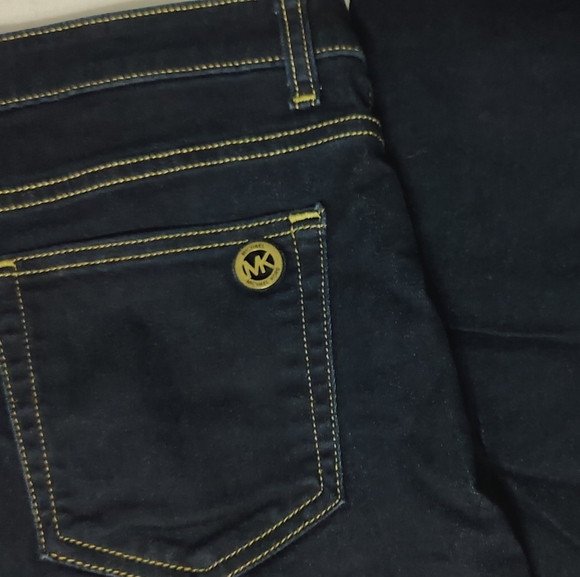 Michael Kors Izzy Skinny Women's Jeans - Size 8 - Dark Denim - Picture 4 of 7